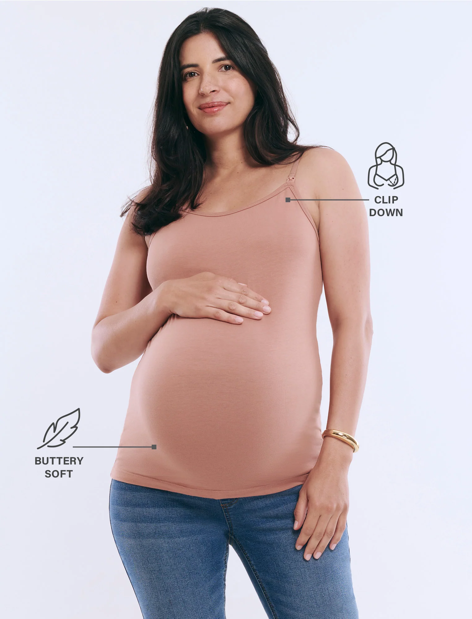 Clip Down Nursing Cami - Image 6