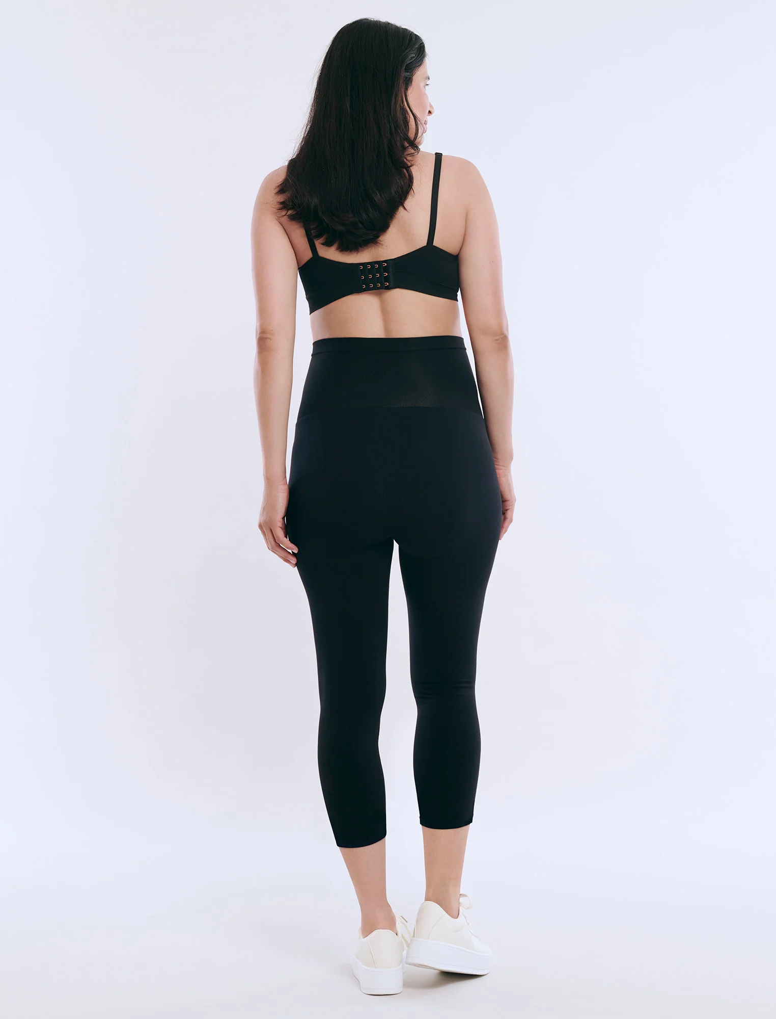 Essential Stretch Secret Fit Belly® Maternity Crop Leggings - Image 3