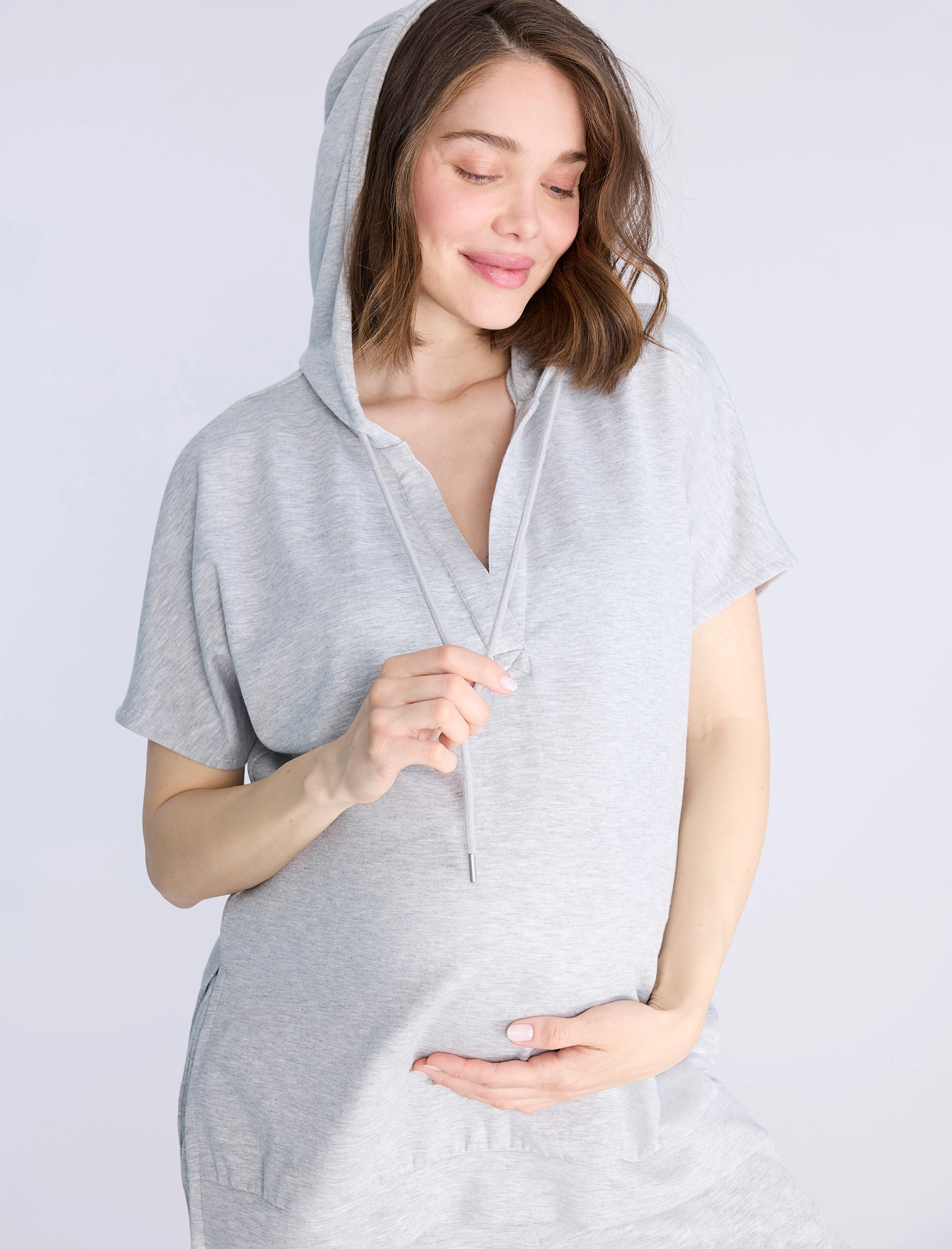 Hooded Short Sleeve Hoodie - Image 4