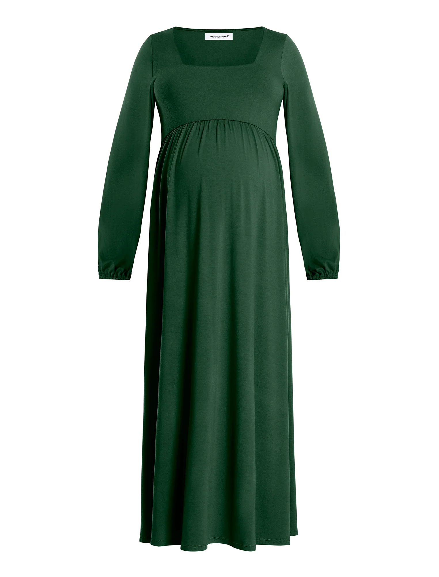Long Sleeve Empire Waist Maxi Dress - Image 5