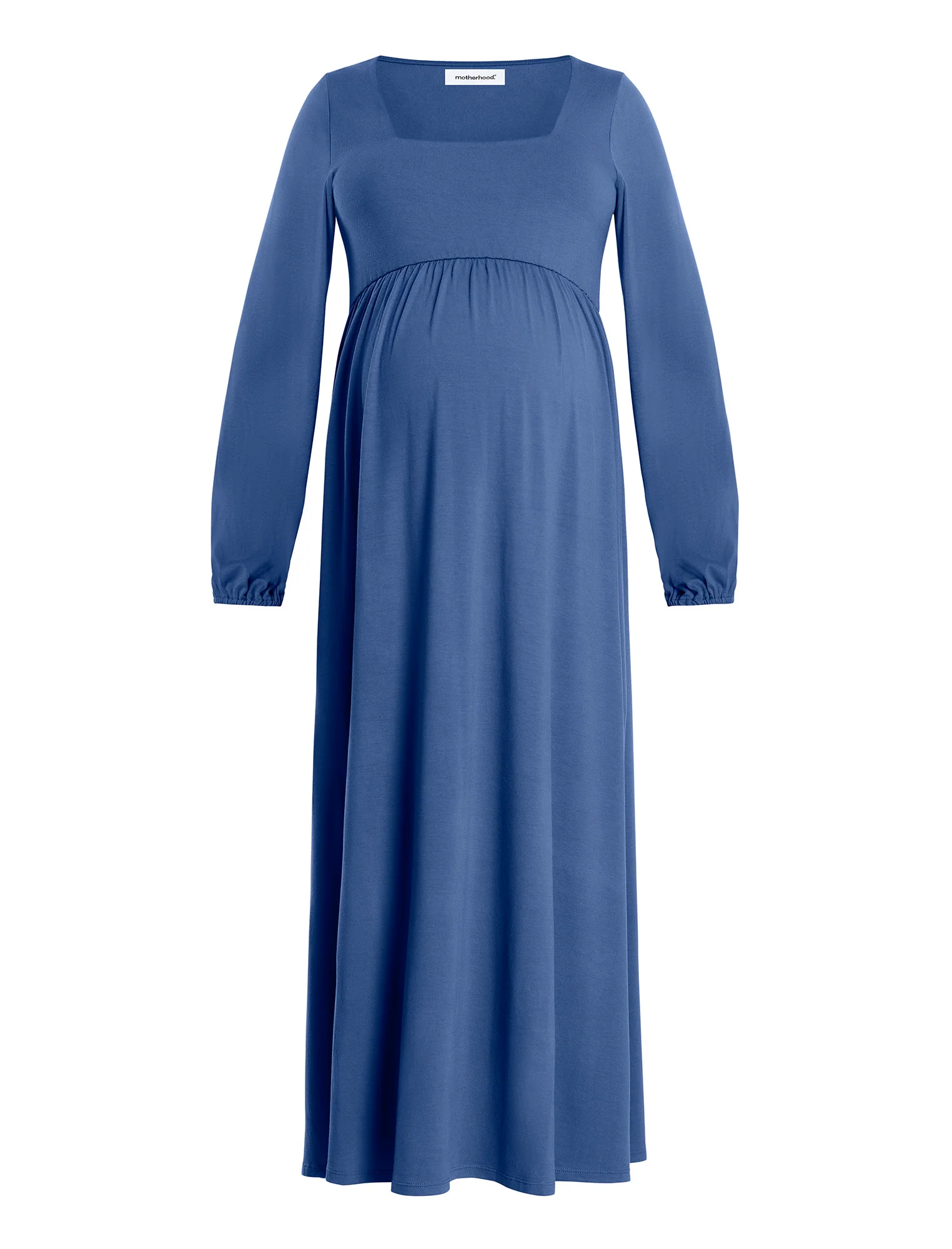 Long Sleeve Empire Waist Maxi Dress - Image 5