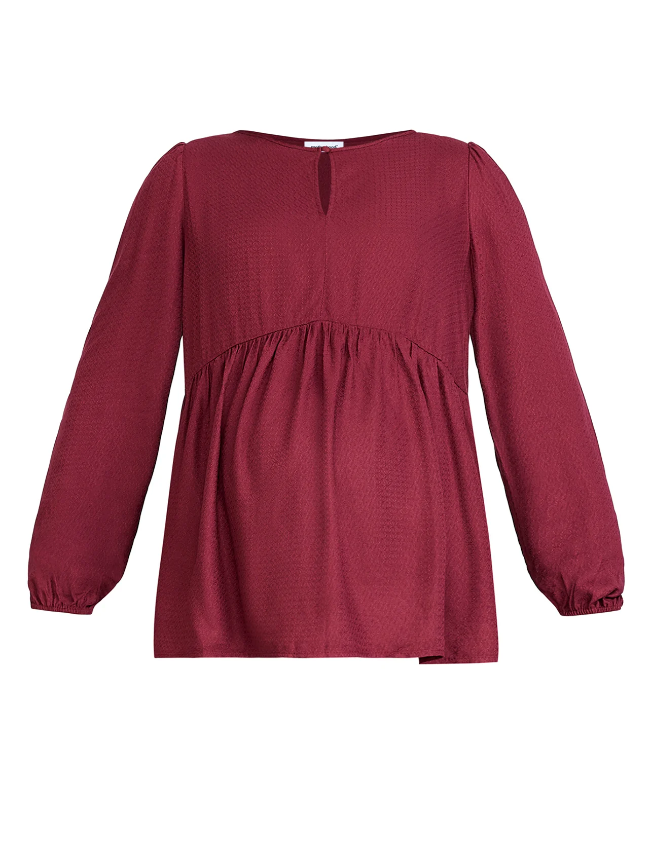 Long Sleeve Keyhole Blouse - Image 6