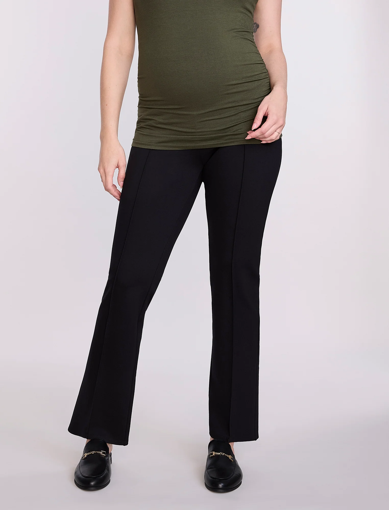 Maternity Ponte Flare Pant