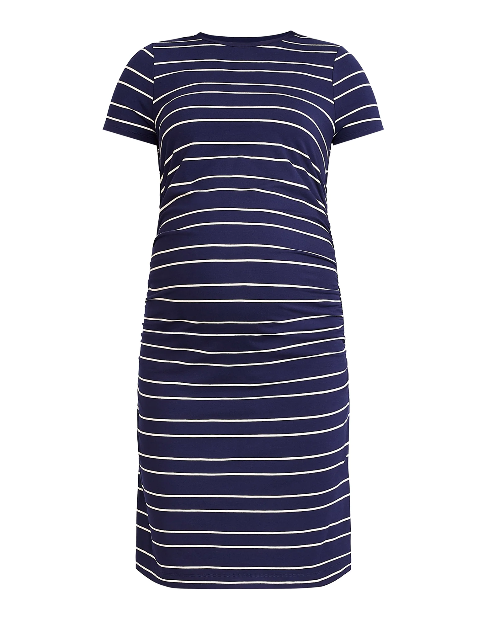 Maternity Ruched Bodycon Mini Dress - Image 6