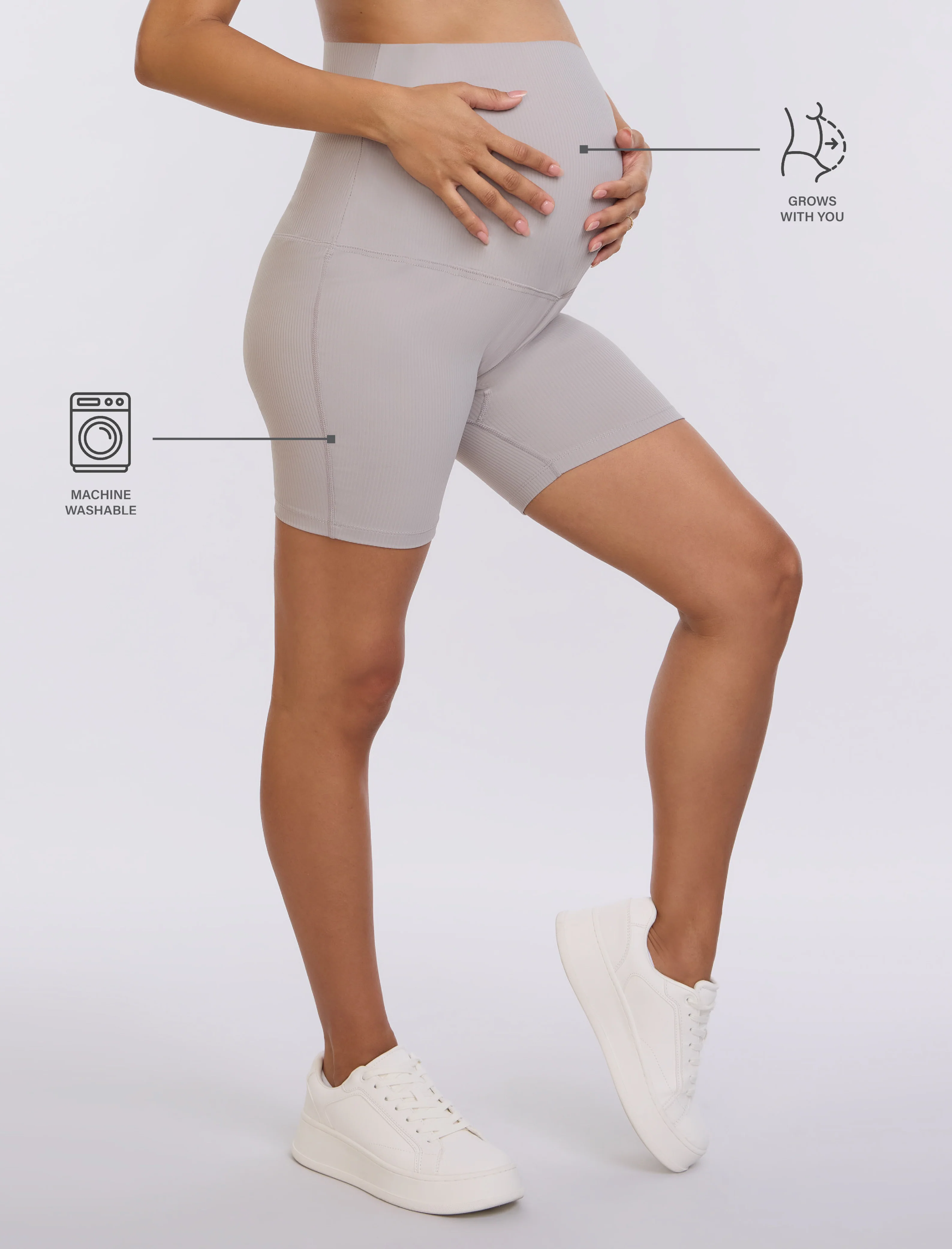 Ribbed Biker Short - Image 8