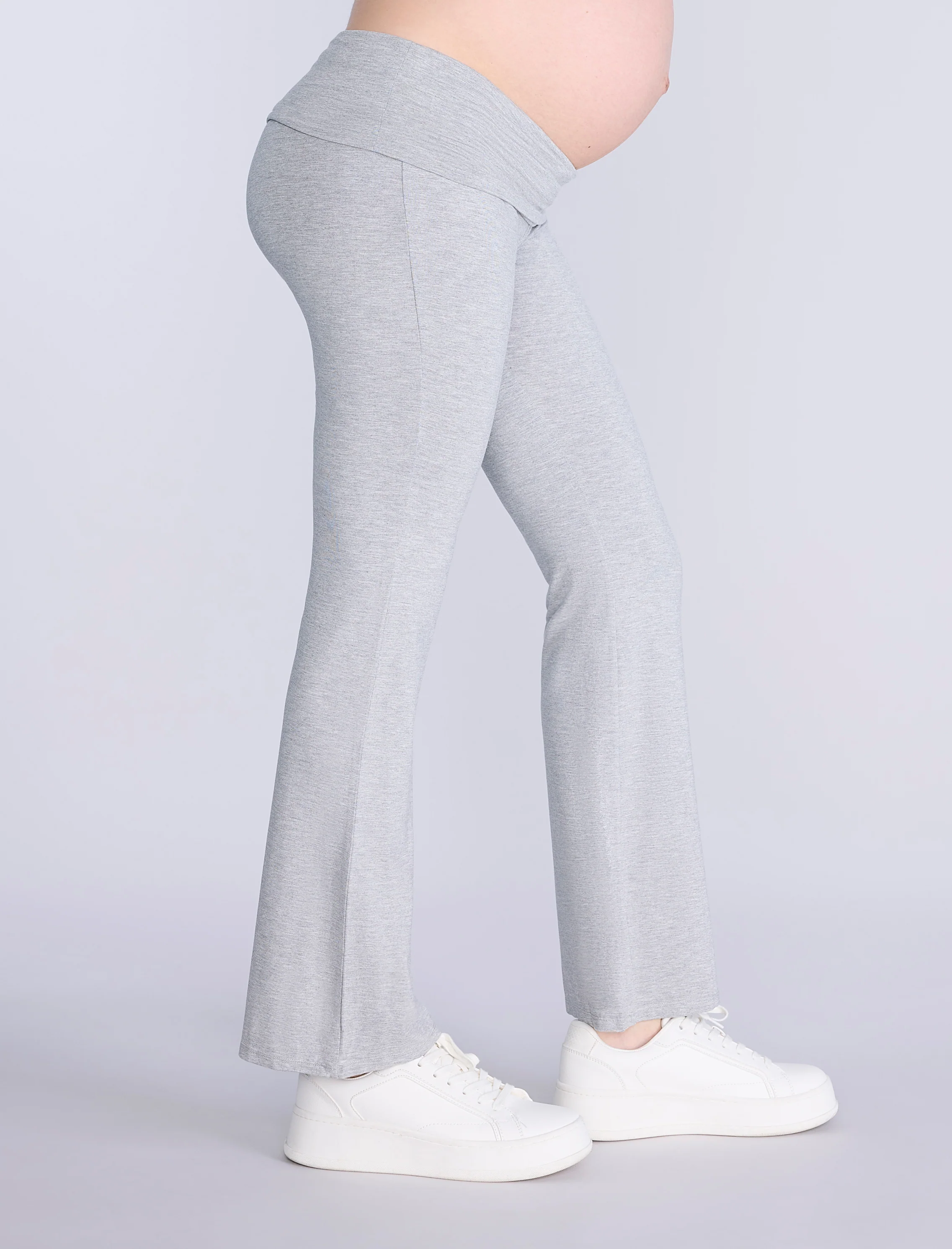 Roll Over Waist Flare Legging - Image 3