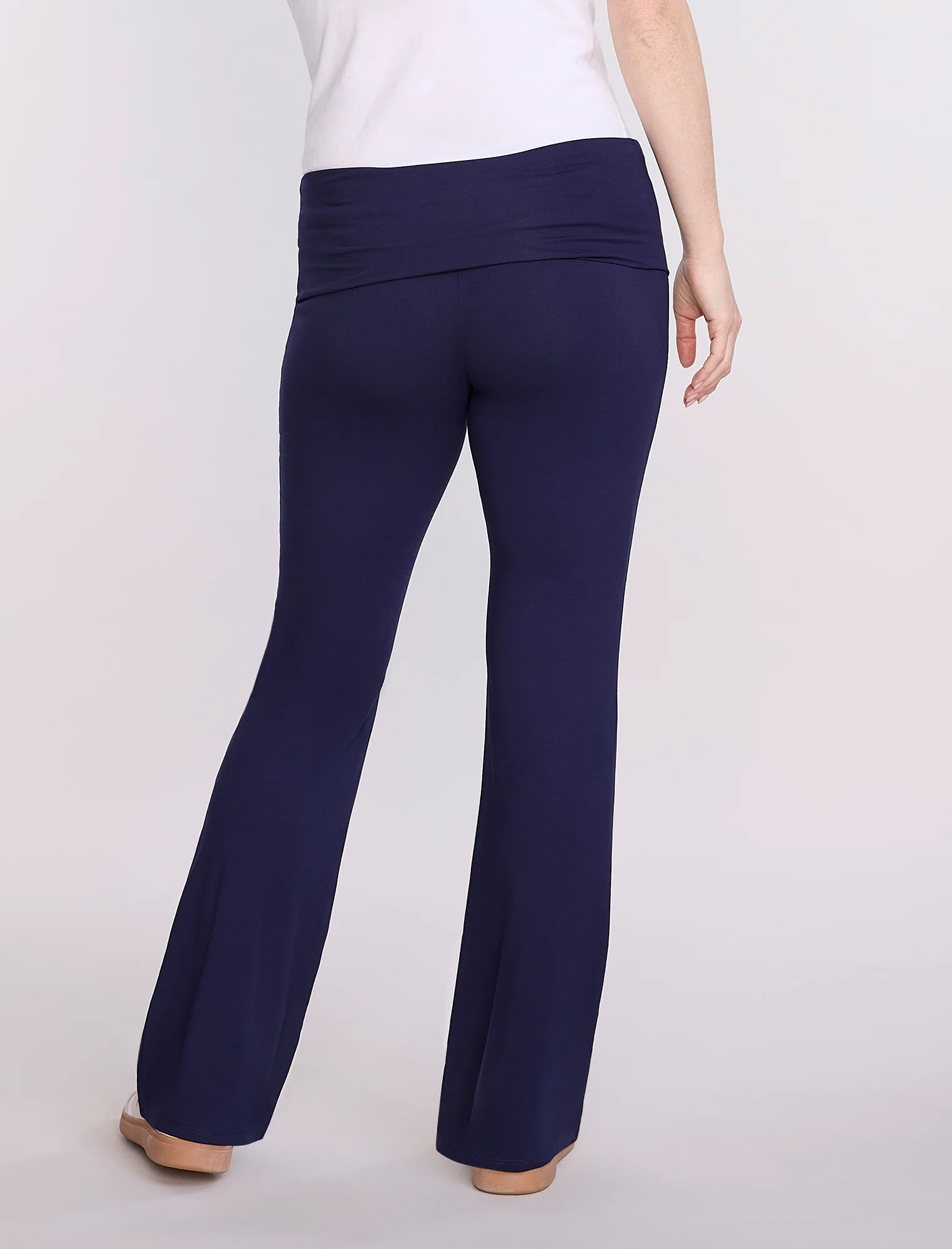 Roll Over Waist Flare Legging - Image 2