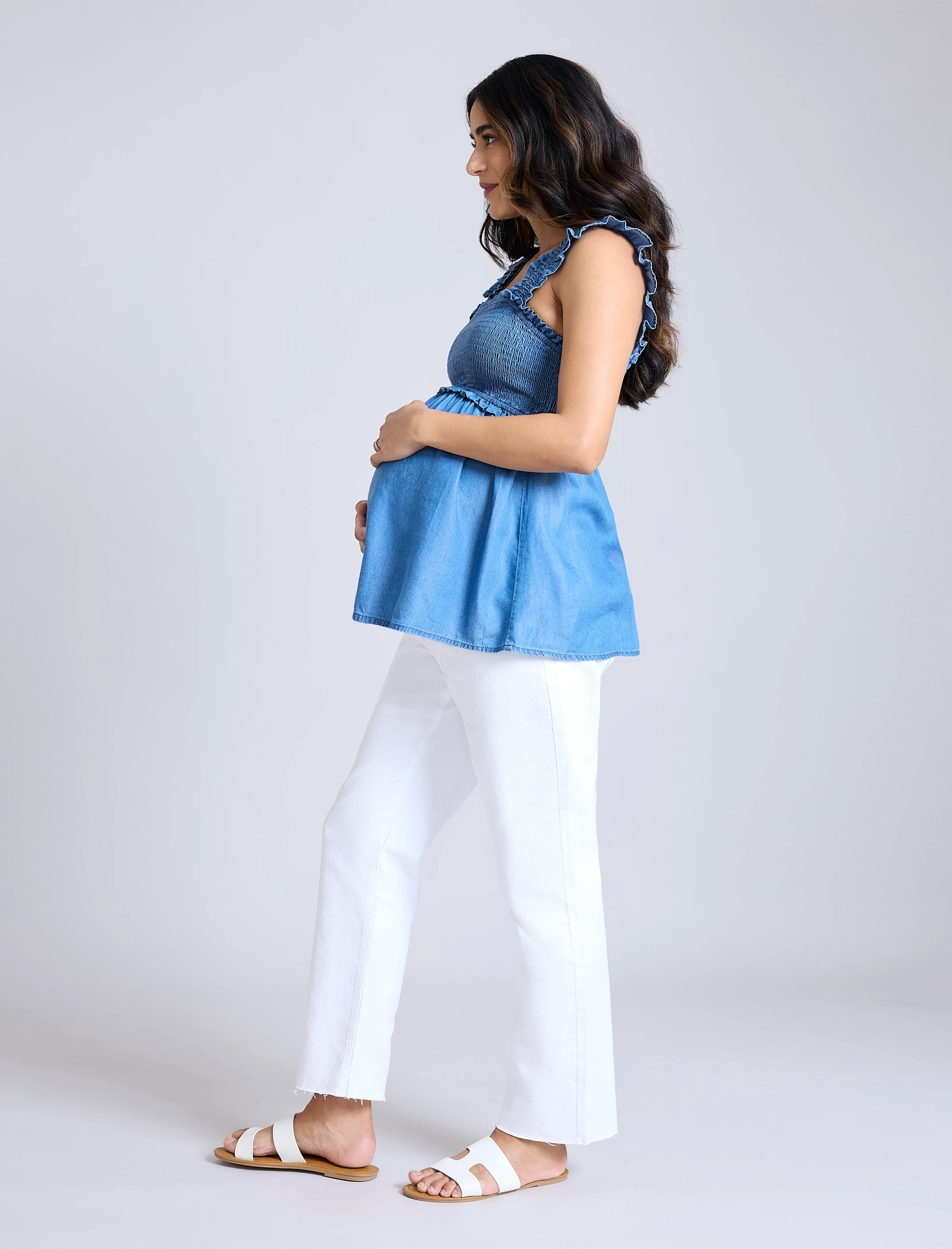 Ruffle Back Detail Top - Image 3