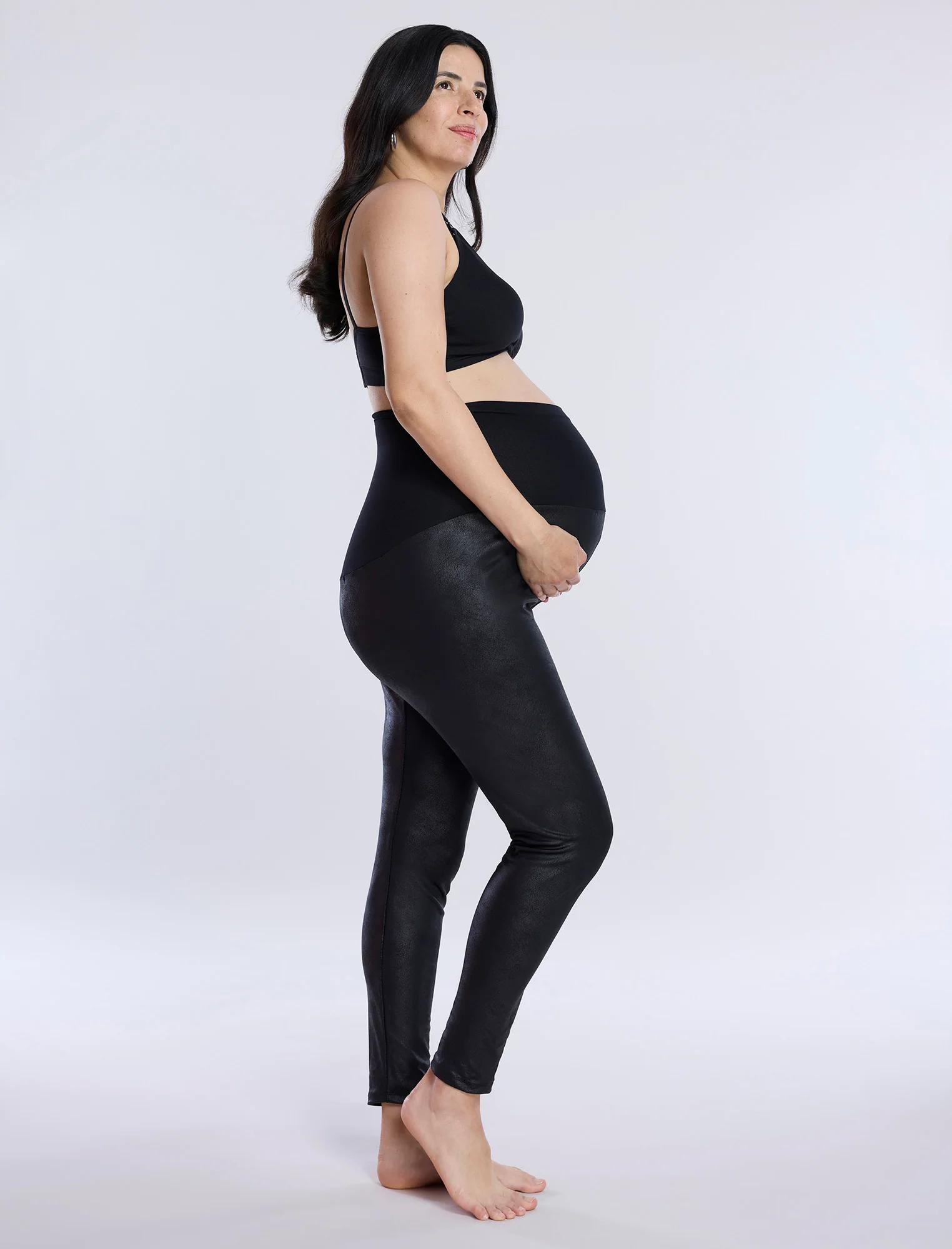 Secret Fit Belly® Coated Full Length Legging - Image 3