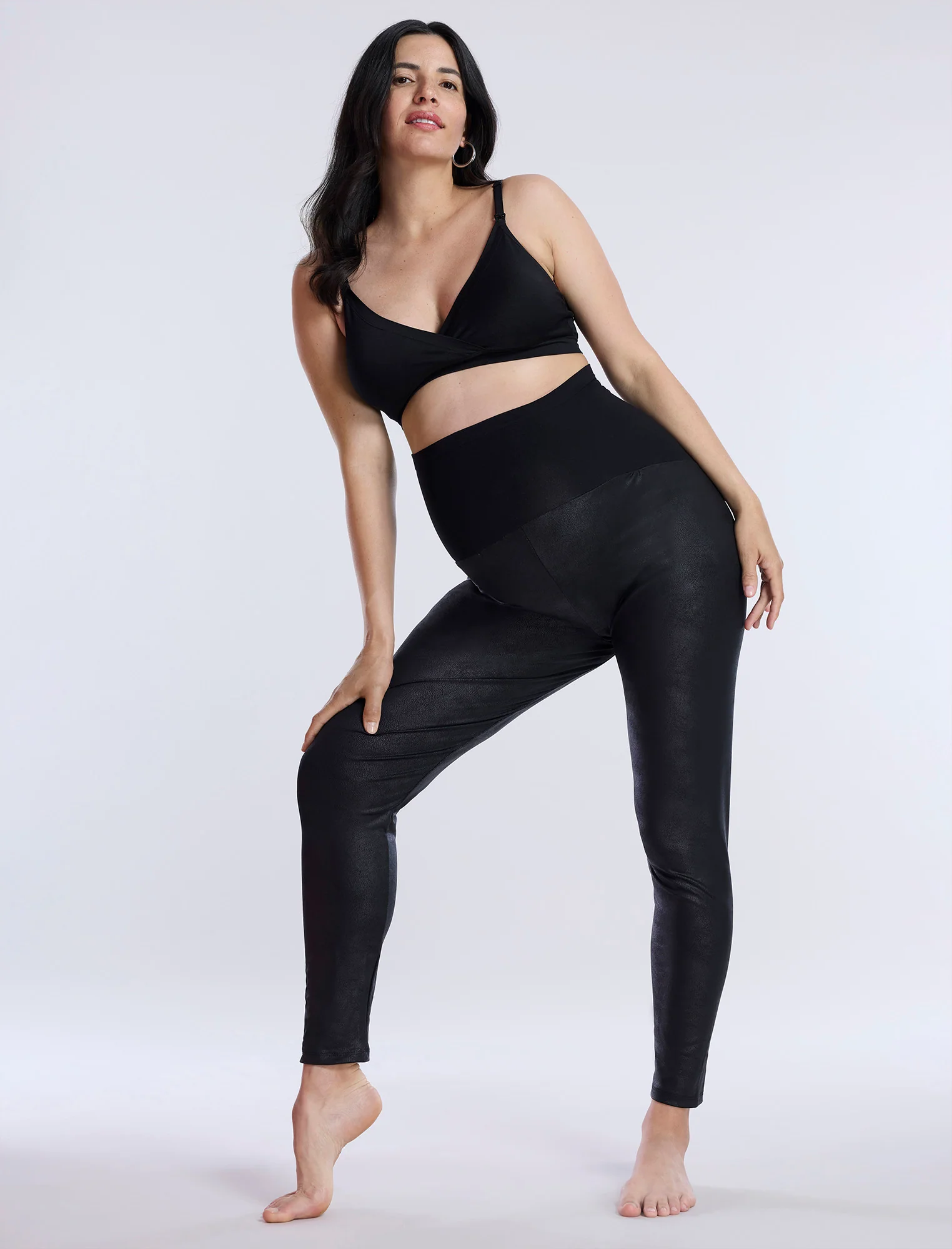 Secret Fit Belly® Coated Full Length Legging - Image 4