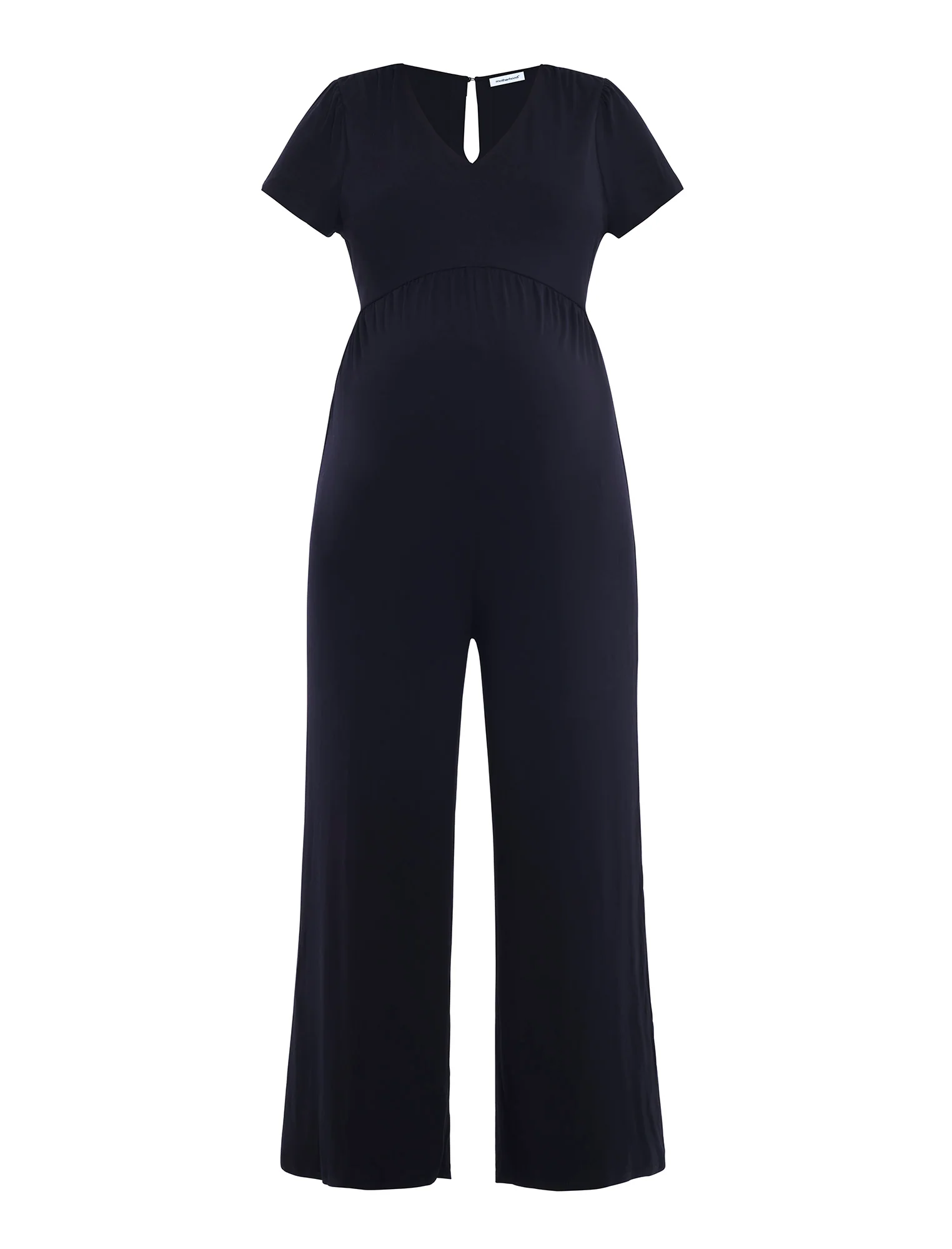 Short Sleeve V-Neck Jumpsuit - Image 5
