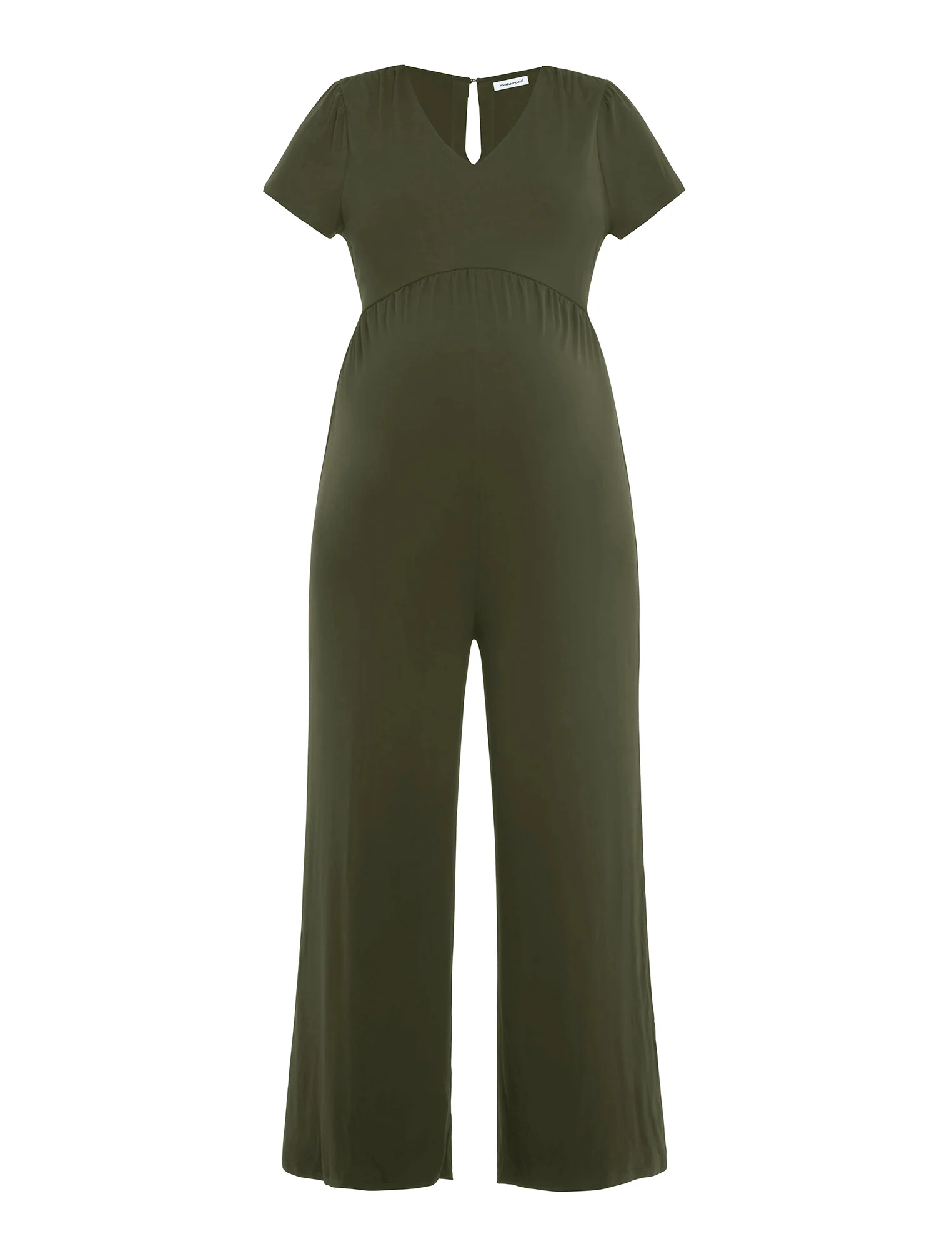 Short Sleeve V-Neck Jumpsuit - Image 5