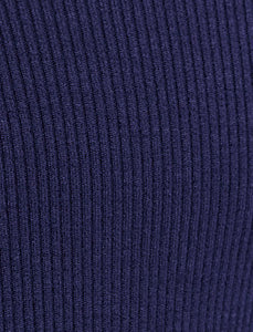 Side Ruched Long Sleeve Henley Maternity Rib Tee - Image 5