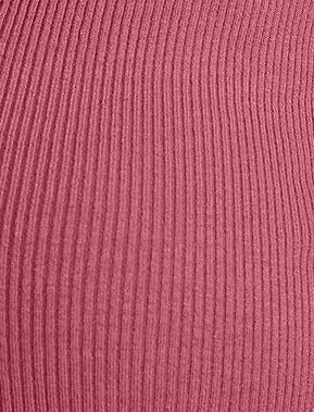 Side Ruched Long Sleeve Henley Maternity Rib Tee - Image 5