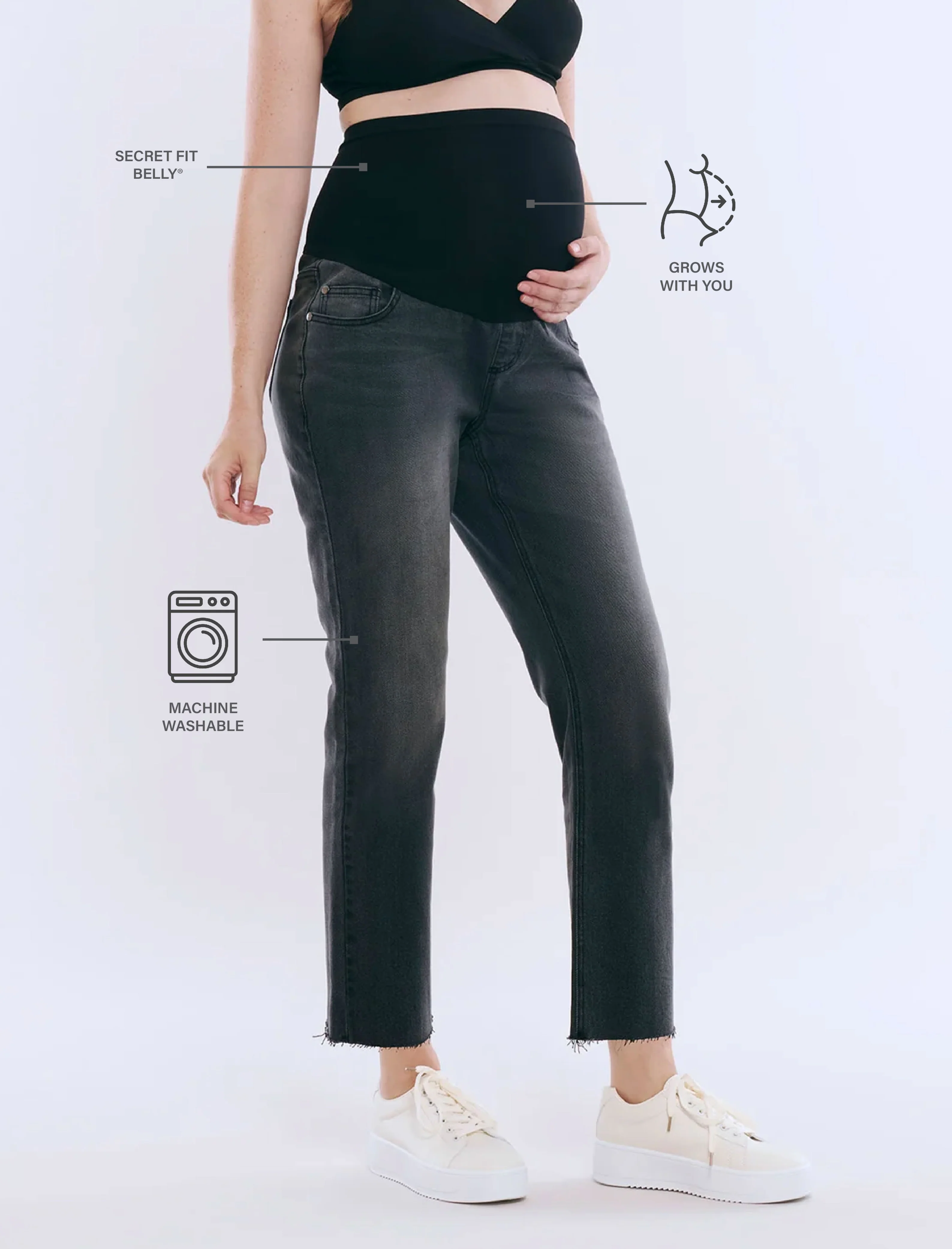 Secret Fit Belly® Slim Straight Leg Jean - Image 10