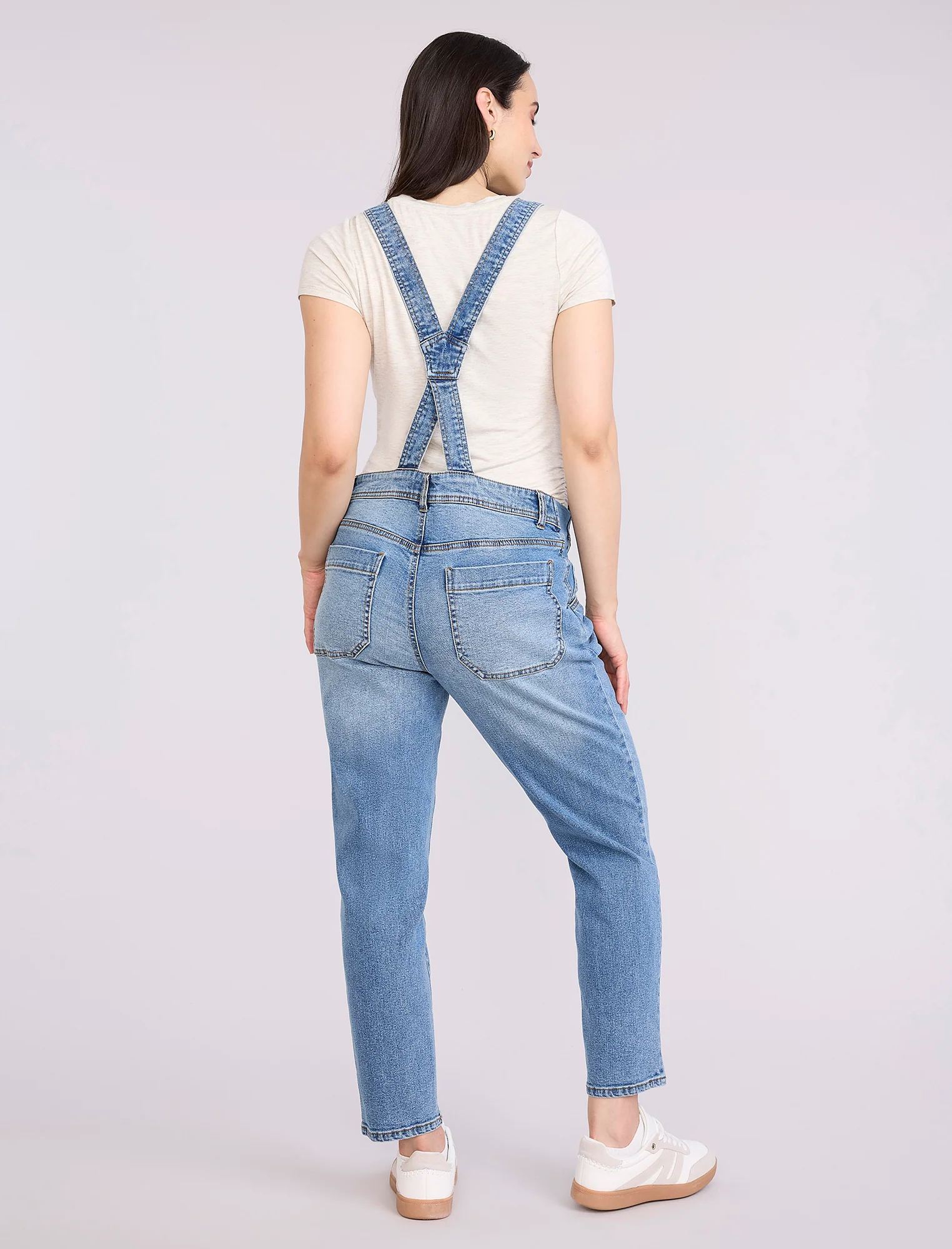 Slouchy Denim Overall - Image 2