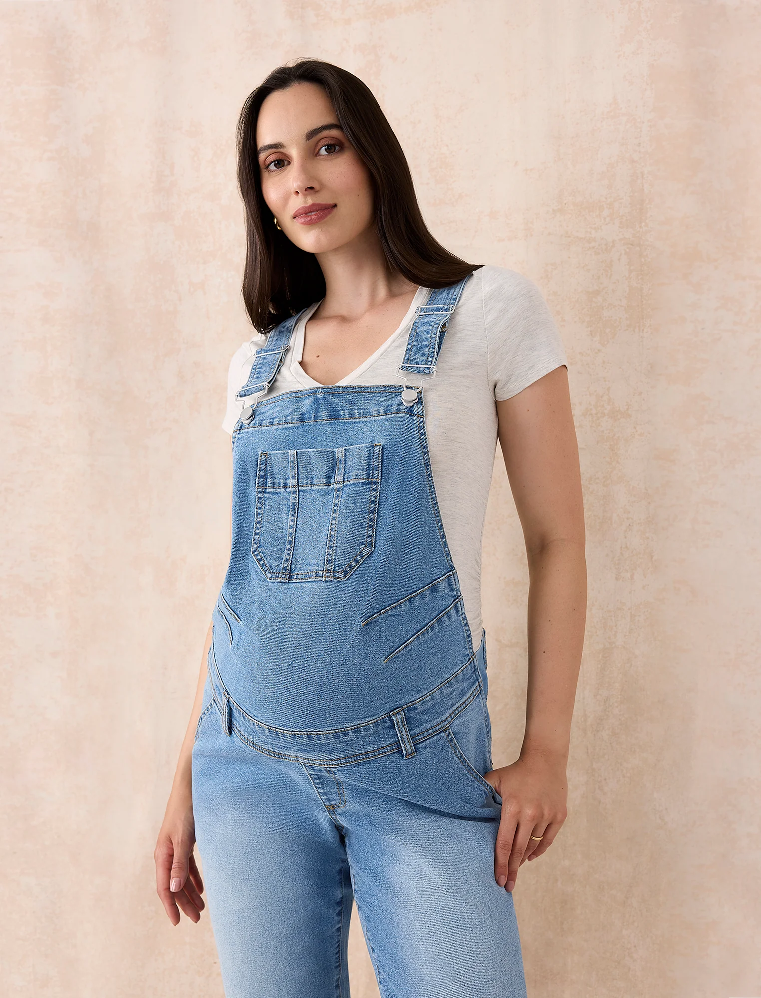 Slouchy Denim Overall - Image 7