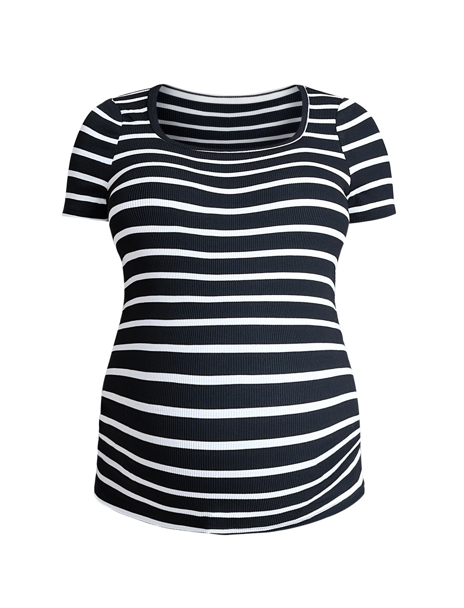 Square Neck Short Sleeve Top - Image 6
