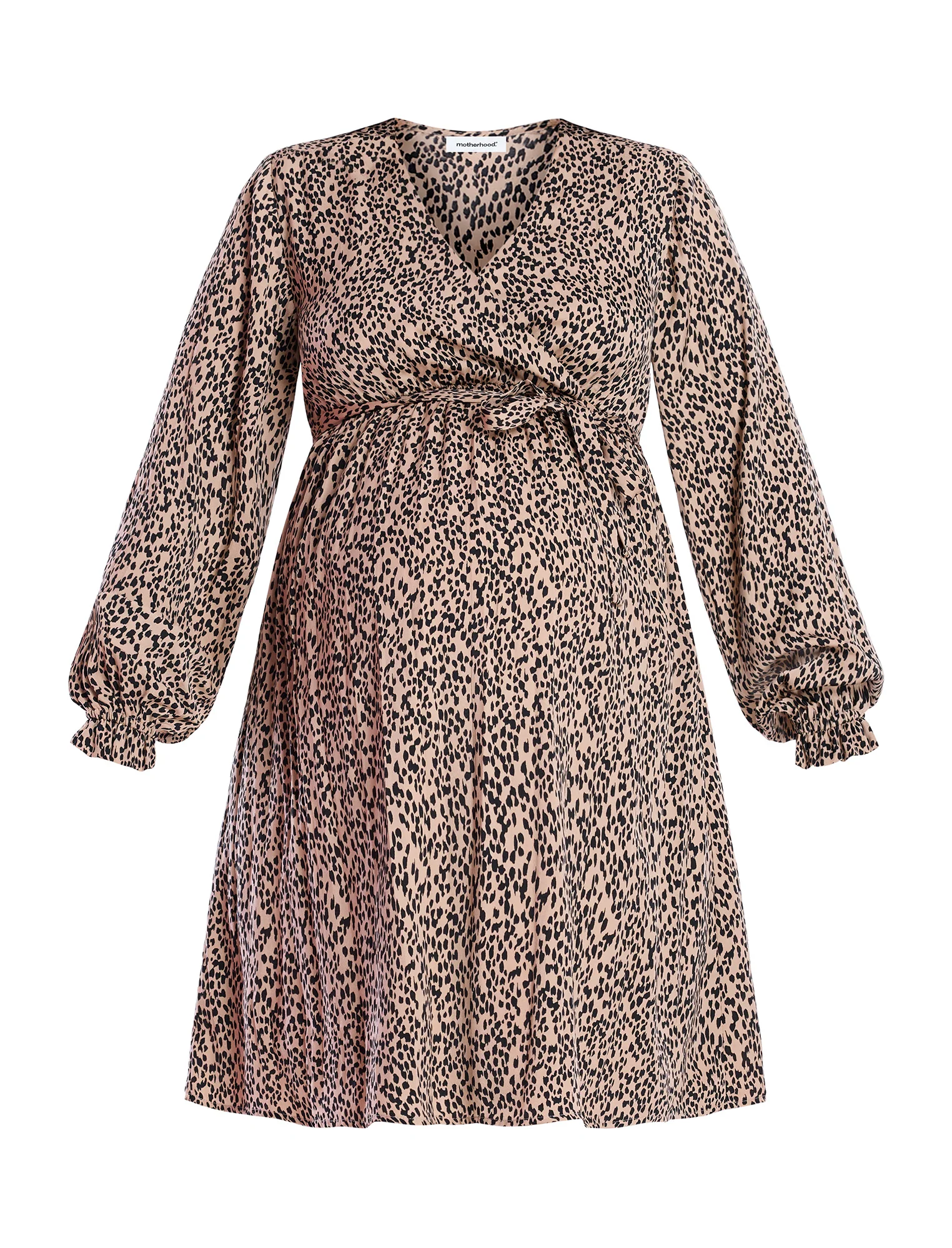 Woven Wrap Mini Dress - Image 5